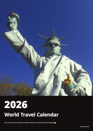 3 World Travel 2026 calendar A3