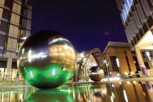 Giclée print Peace Gardens, Sheffield (8x12 print in 12x16 mount)