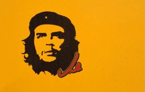 Giclée print Che Guevara street art, Havana (8x12 print in 12x16 mount)