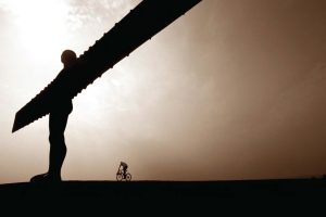 Giclée print Angel of the North (8x12 print in 12x16 mount)